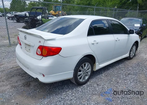 2010 Toyota Corolla S from USA, damaged, VIN 2T1BU4EE6AC355044